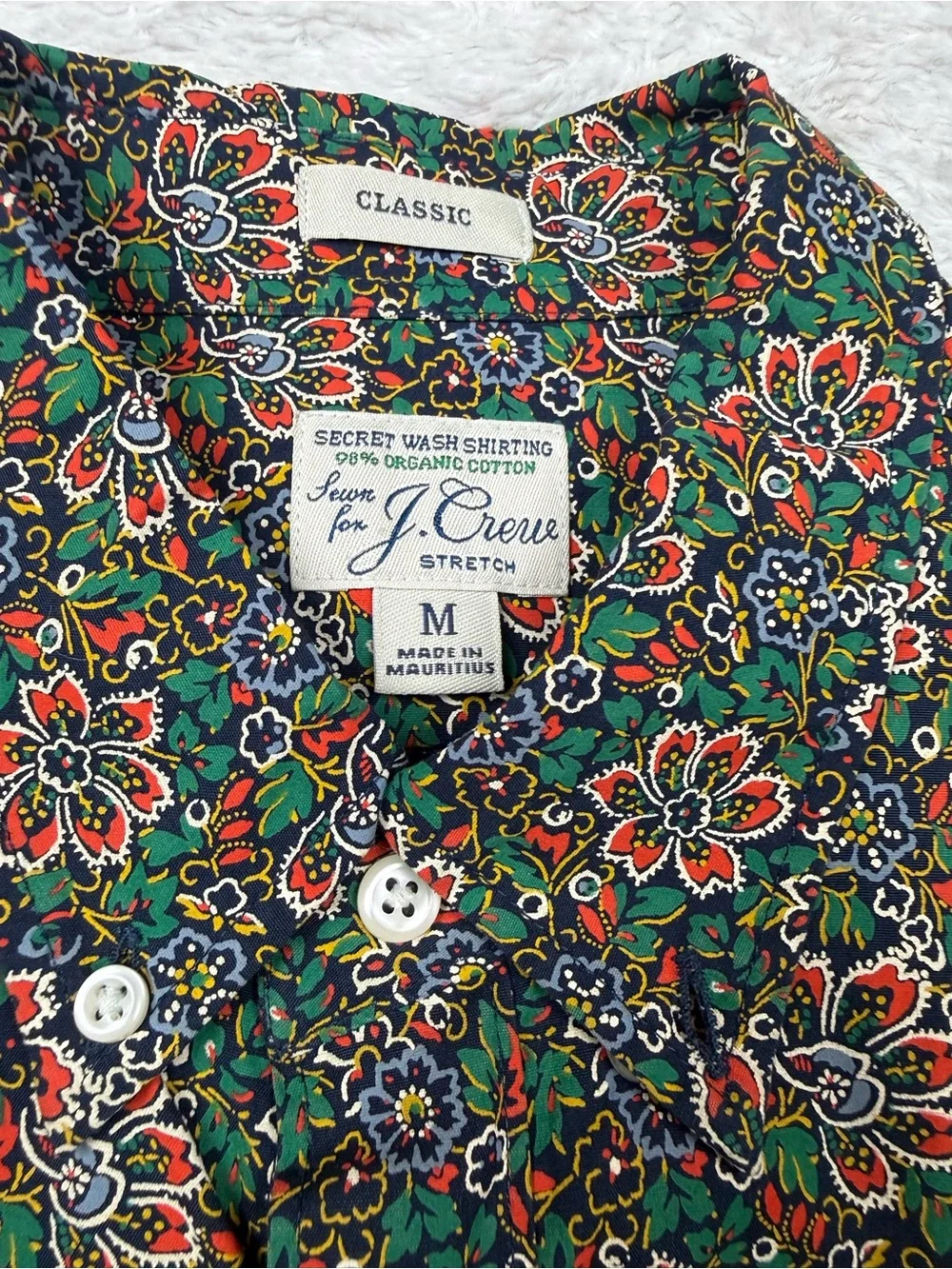J. Crew lightweight button